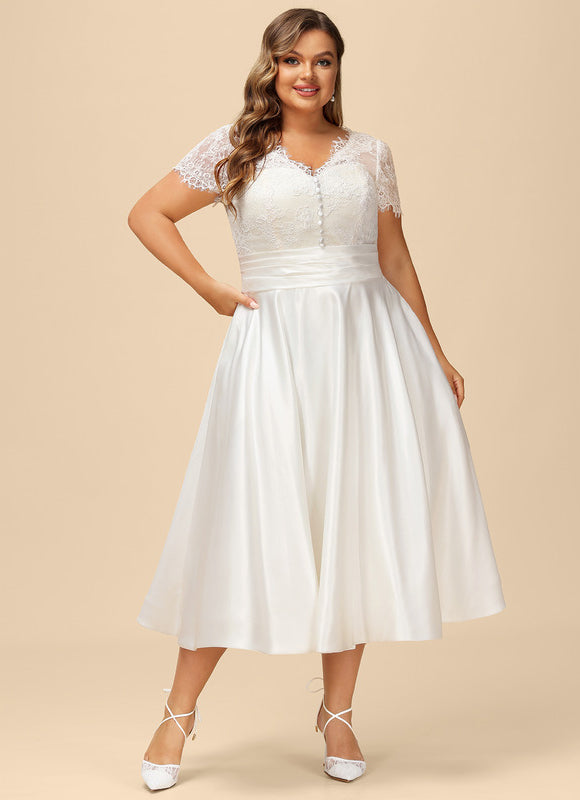 Robe Trapèze Lueur Nuptiale - gallery 6