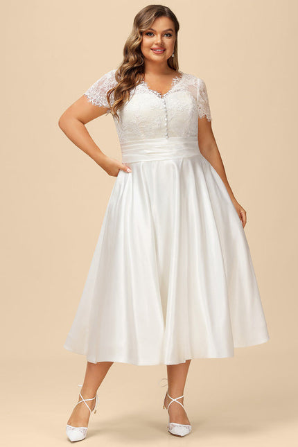 Robe Trapèze Lueur Nuptiale - gallery 6