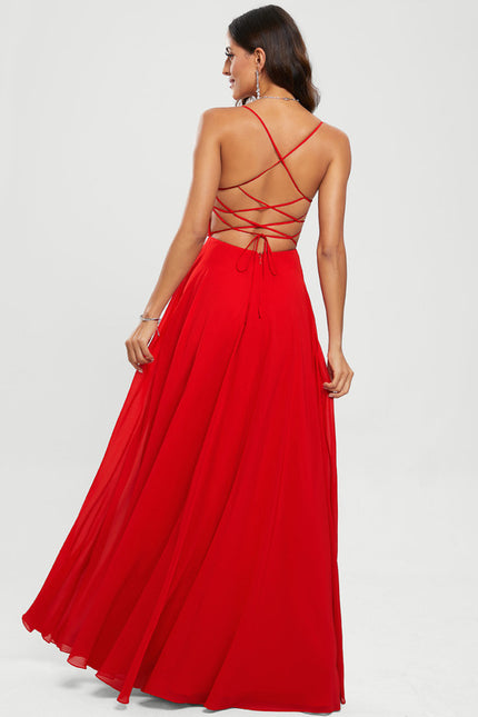Robe Trapèze Élégance Rubis - gallery 1