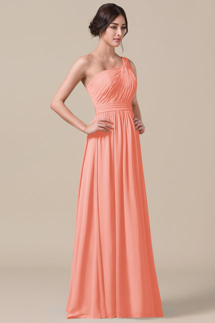 Robe Trapèze Asymétrique Beige - gallery 6
