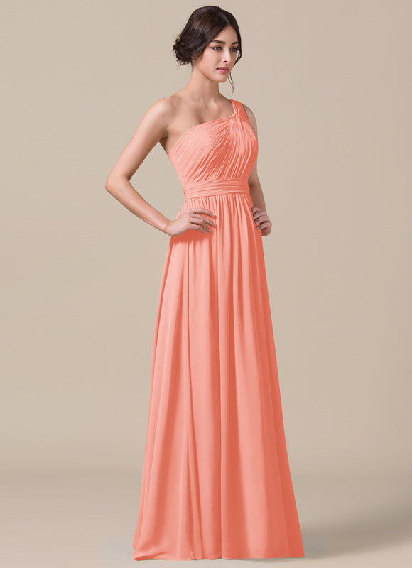 Robe Trapèze Asymétrique Beige - gallery 6