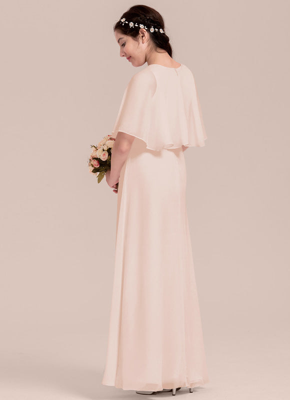 Robe Trapèze Bleu Doux Éclat - gallery 1