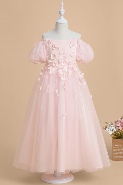 Robe Trapèze Fleur De Tulle