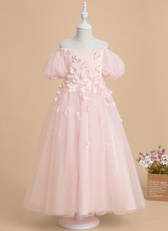 Robe Trapèze Fleur De Tulle