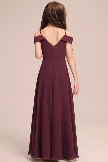 Robe Trapèze Rouge Velours Flottant - gallery 4