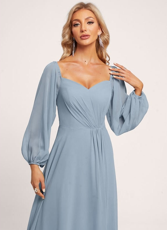 Robe Trapèze Éventail Douceur - gallery 5