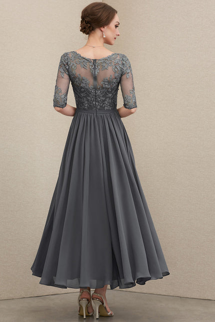 Robe Trapèze Bleu Douceur - gallery 4