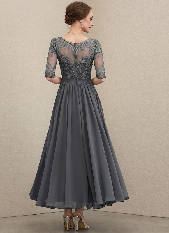 Robe Trapèze Bleu Douceur - gallery 4