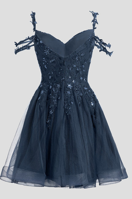 Robe Trapèze Nuit Étoilée Tulle - gallery 8