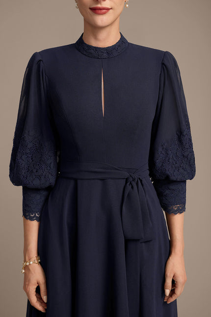 Robe Trapeze Ceinturée - gallery 6