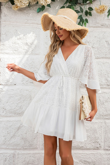Robe Trapèze Éthérée Texturée