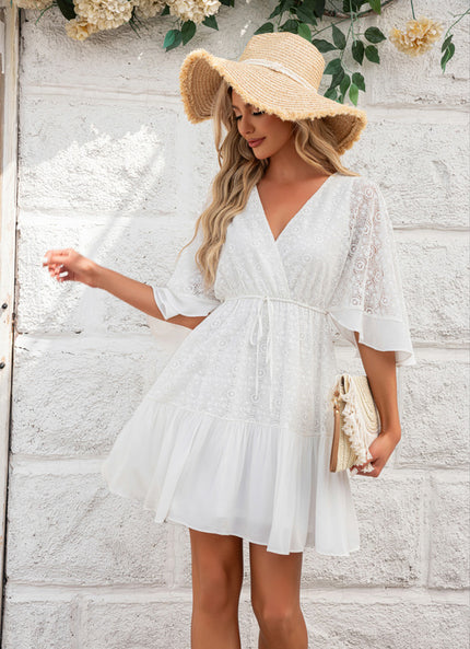 Robe Trapèze Éthérée Texturée