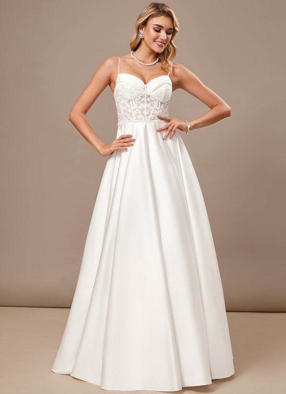 Robe Trapèze Satinée Pureté - gallery 3
