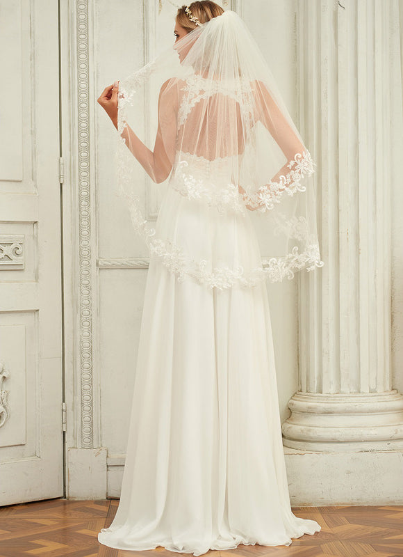 Robe Trapèze Éthérée Satinée - gallery 4