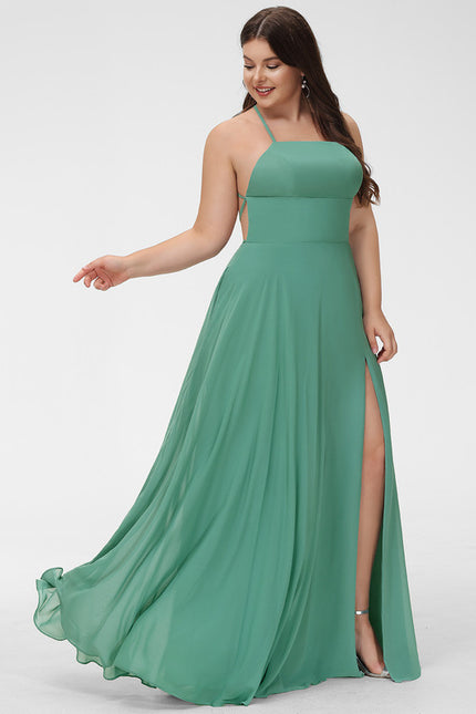 Robe Trapèze Bleu Marine Soirée - gallery 5