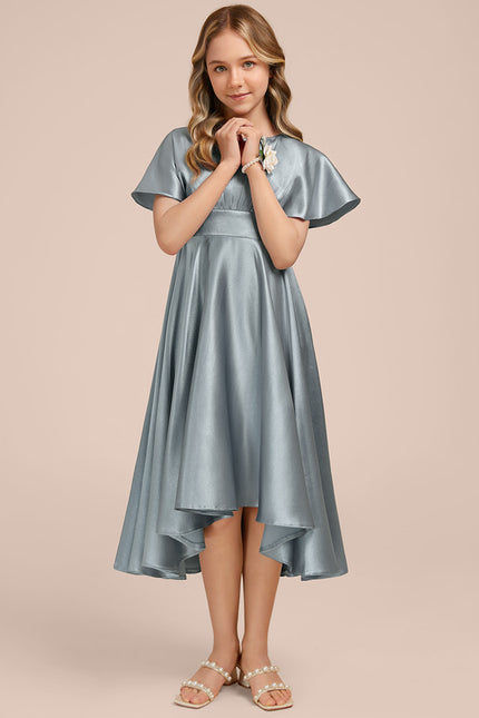 Robe Trapèze Satin Irisé - gallery 5