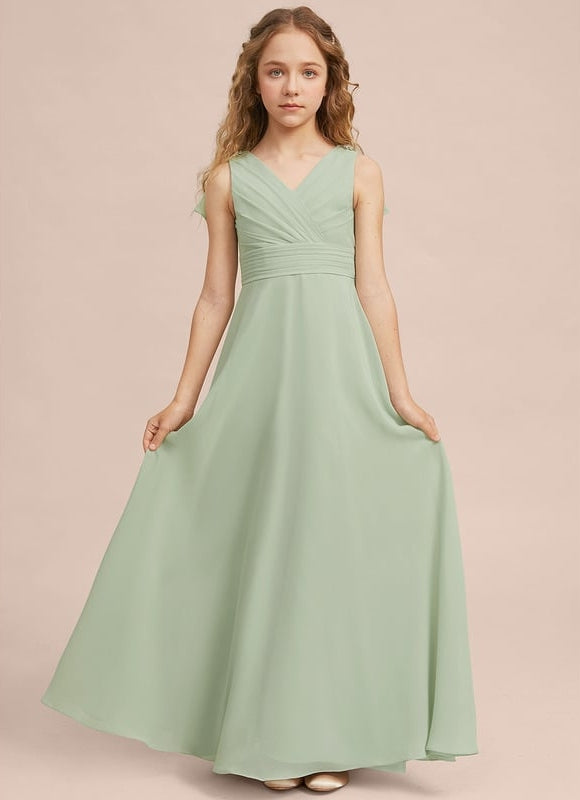Robe Trapèze Vert Doux Éclat - gallery 6