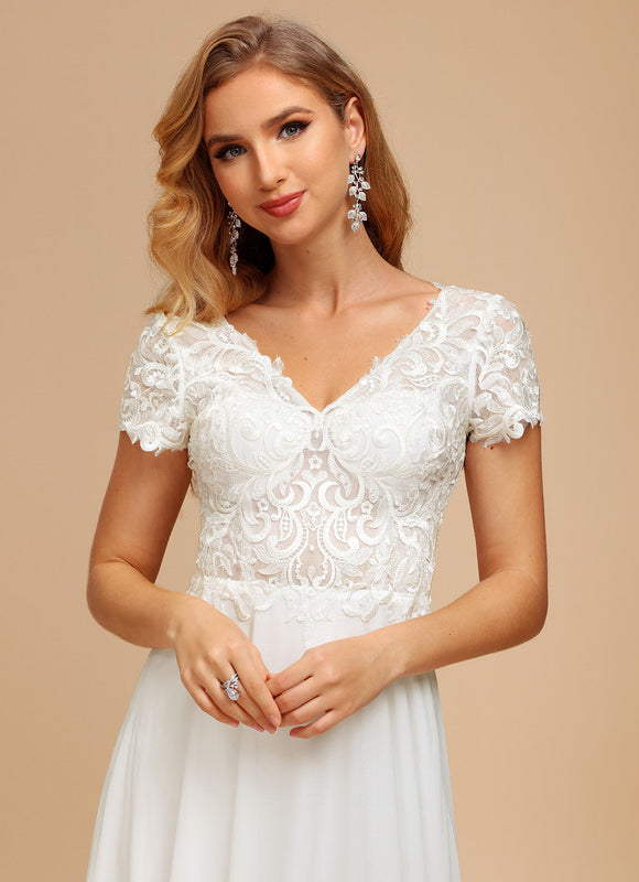 Robe Trapèze Éthérée Satinée - gallery 3