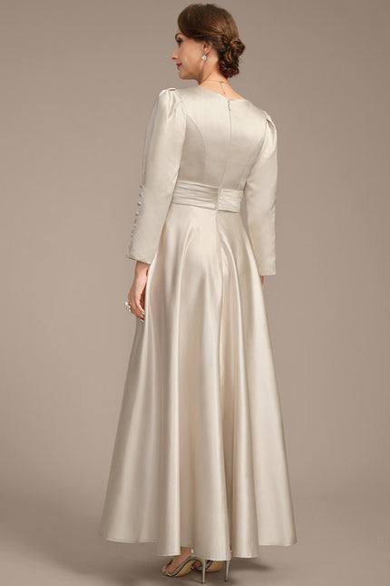 Robe Trapèze Lueur Satinée - gallery 6
