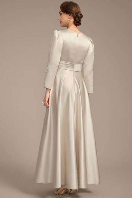 Robe Trapèze Lueur Satinée - gallery 6