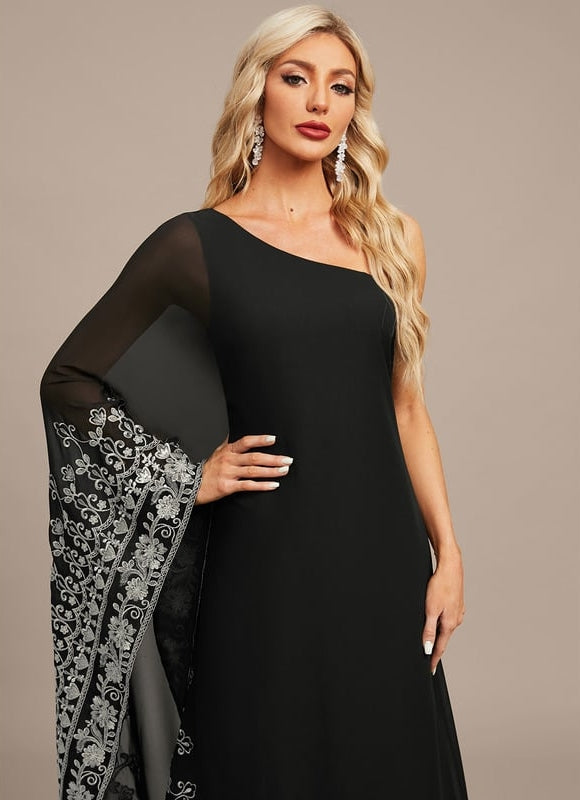 Robe Trapèze Chic Monochrome - gallery 1