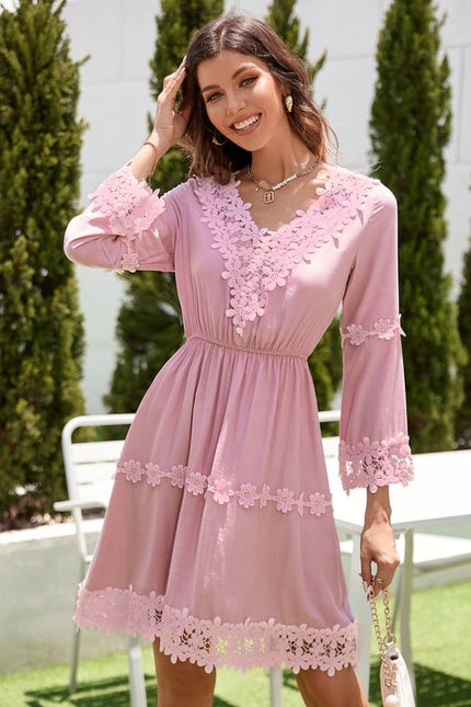 Robe Trapèze Fuchsia Chic - gallery 3