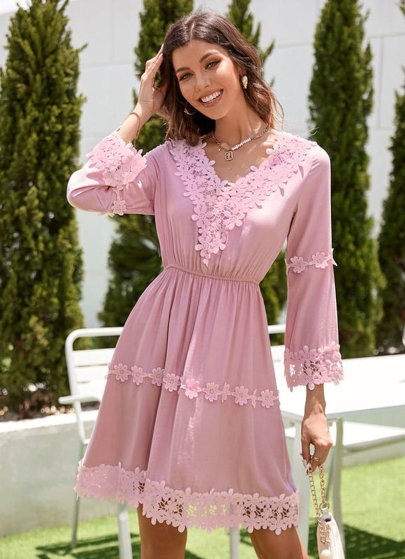Robe Trapèze Fuchsia Chic - gallery 3