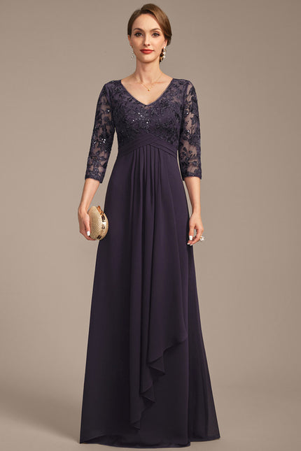 Robe Trapèze Élite Dentelle - gallery 1
