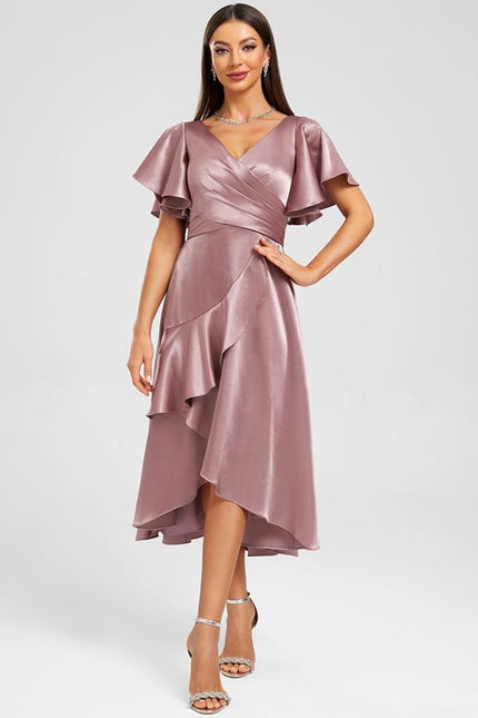 Robe Trapèze Asymétrique Chic - gallery 3