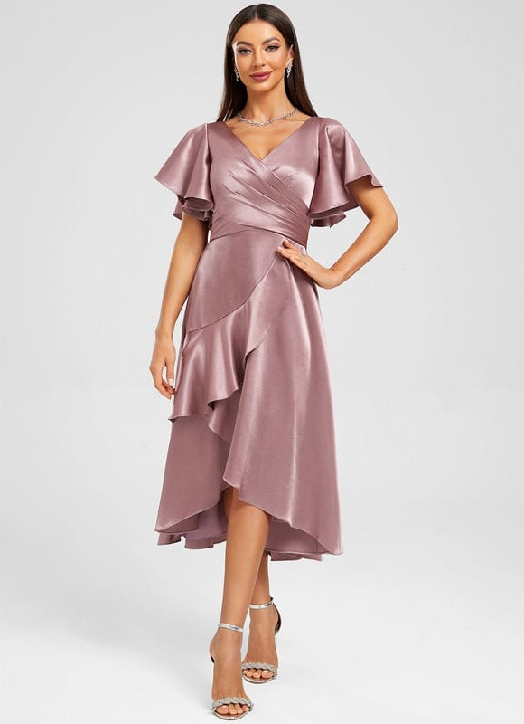 Robe Trapèze Asymétrique Chic - gallery 3