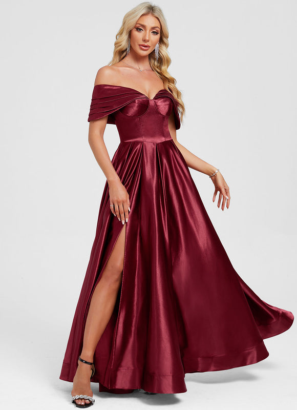 Robe Trapeze Col Bardot - gallery 5