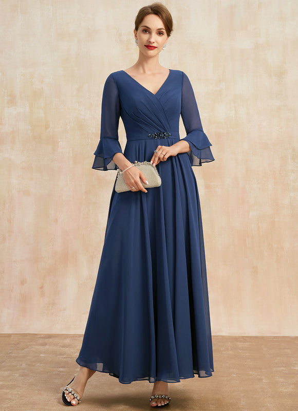 Robe Trapèze Vert Émeraude Élégant - gallery 2