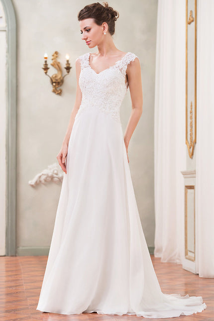 Robe Trapèze Éthérée Perles - gallery 7