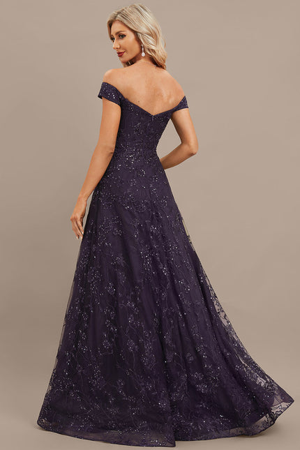 Robe Trapèze Élégance Violette - gallery 6