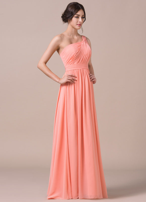 Robe Trapèze Asymétrique Beige - gallery 4