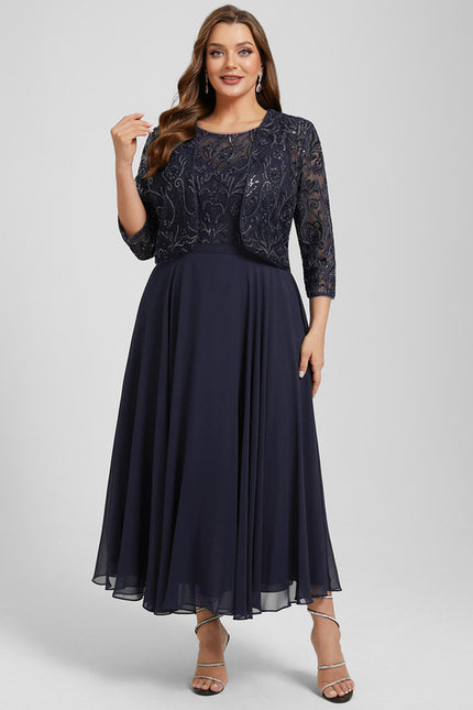 Robe Trapèze Symphonie Marine - gallery 8