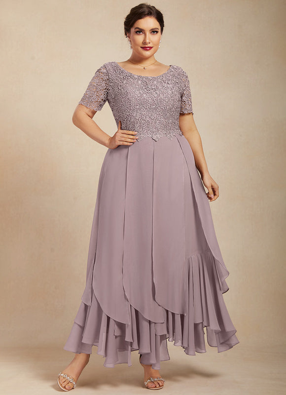 Robe Trapèze Nuance Daméthyste - gallery 4