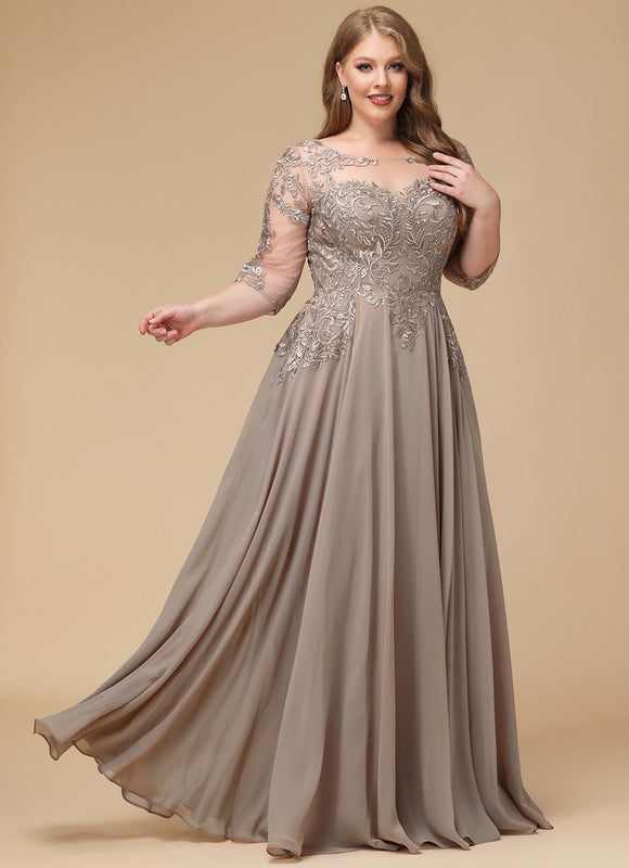 Robe Trapèze Longue Violetée - gallery 6