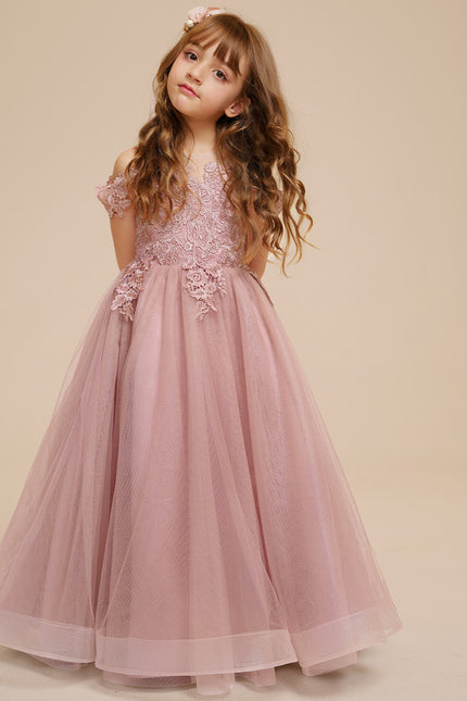 Robe Trapèze Rose Éthérée - gallery 9