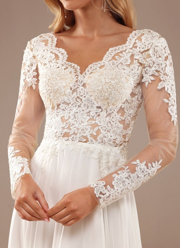 Robe Trapèze Éthérée Lumineuse - gallery 5