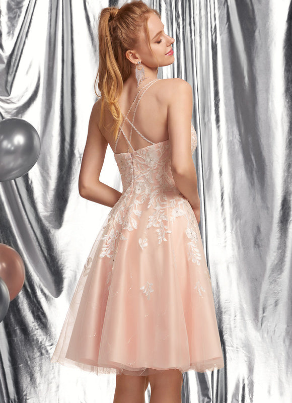 Robe Trapèze Étoile Poudrée - gallery 1
