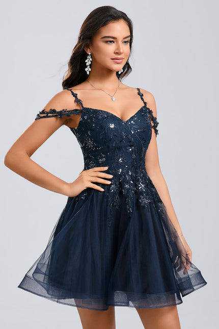 Robe Trapèze Nuit Étoilée Tulle - gallery 5