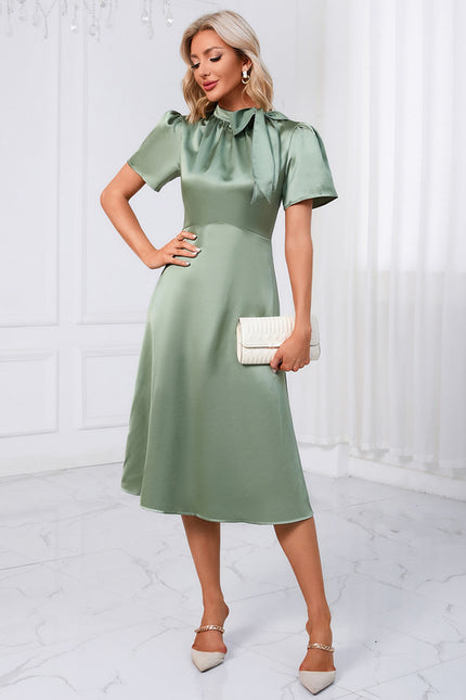Robe Trapèze Vogue Satinée