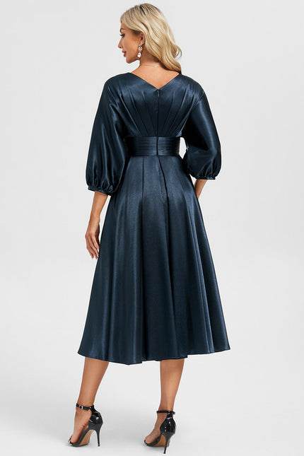 Robe Trapèze Élégance Océanique - gallery 6