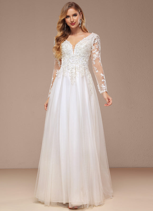 Robe Trapèze Luxe Évanescent - gallery 2
