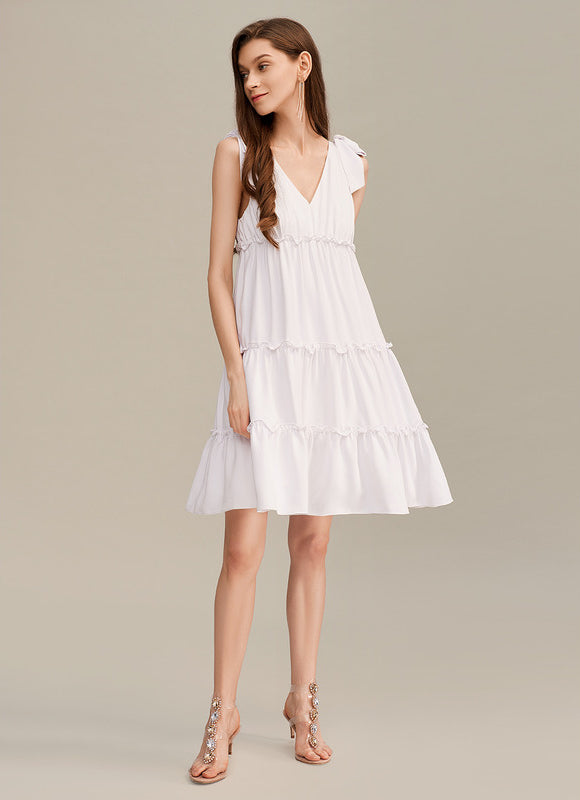 Robe Trapèze Verte Chic - gallery 1