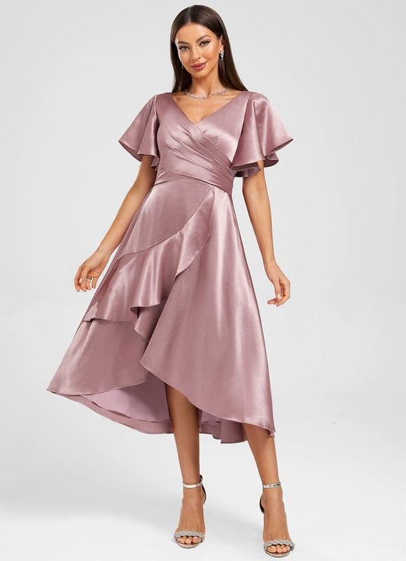 Robe Trapèze Asymétrique Chic