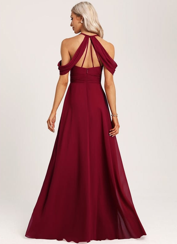 Robe Trapèze Évanescence Florale - gallery 1
