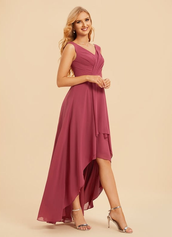 Robe Trapèze Fluide Asymétrique - gallery 4
