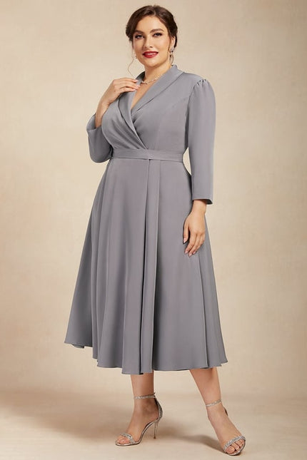 Robe Trapèze Gracieuse Élégance - gallery 9